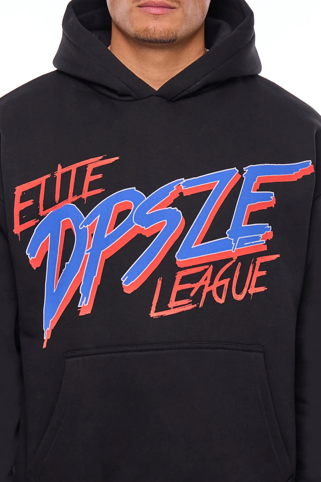 HEAVY OVERSIZE LOUD ELITE HOODIE BLACK