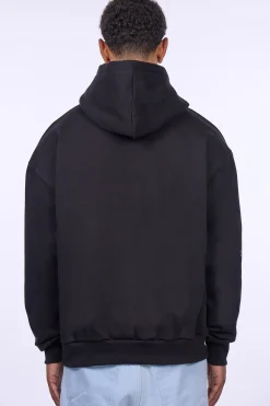 HEAVY OVERSIZE LOUD PARADISE HOODIE BLACK