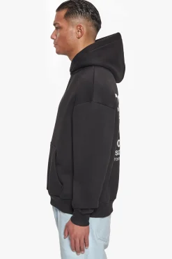 HEAVY OVERSIZE MEMBERS ONLY HOODIE BLACK