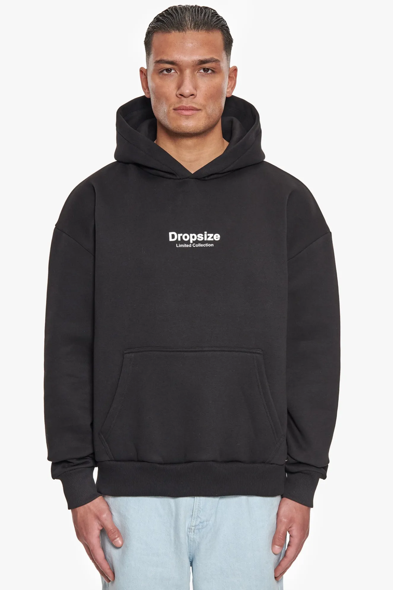 HEAVY OVERSIZE MEMBERS ONLY HOODIE BLACK