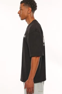 HEAVY OVERSIZE MORE FOCUS T-SHIRT BLACK