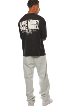 HEAVY OVERSIZE MORE FOCUS T-SHIRT BLACK
