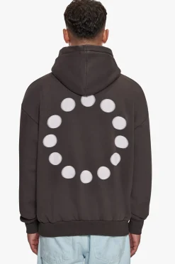 HEAVY OVERSIZE MOVE LAWLESS HOODIE WASHED BLACK