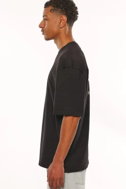 HEAVY OVERSIZE MOVING FORWARD T-SHIRT BLACK