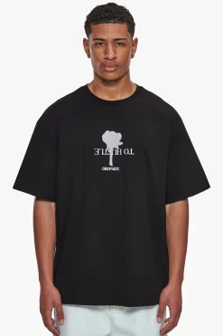 HEAVY OVERSIZE NEED TO HUSTLE T-SHIRT BLACK