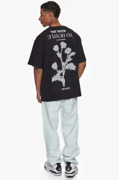 HEAVY OVERSIZE NEED TO HUSTLE T-SHIRT BLACK