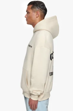 HEAVY OVERSIZE NUMBER HOODIE COCONUT MILK