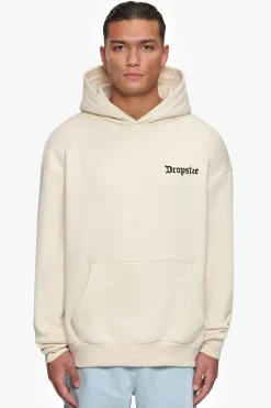 HEAVY OVERSIZE NUMBER HOODIE COCONUT MILK