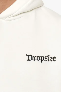 HEAVY OVERSIZE ''OPEN CASTING'' HOODIE CREAM WHITE