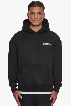 HEAVY OVERSIZE PATIENCE HOODIE BLACK