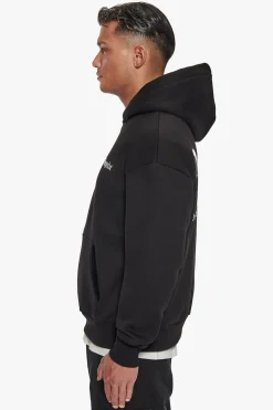 HEAVY OVERSIZE PATIENCE HOODIE BLACK