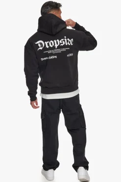 HEAVY OVERSIZE PATIENCE HOODIE BLACK