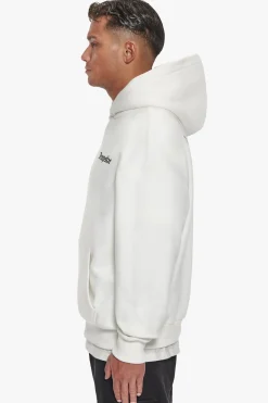 HEAVY OVERSIZE PATIENCE HOODIE WASHED WHITE