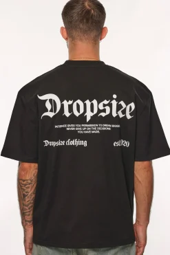 HEAVY OVERSIZE PATIENCE T-SHIRT BLACK