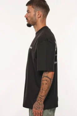 HEAVY OVERSIZE PATIENCE T-SHIRT BLACK