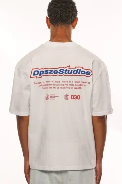 HEAVY OVERSIZE PEACE OF MIND T-SHIRT WHITE