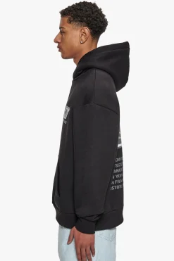 HEAVY OVERSIZE RECORDS TOUR HOODIE BLACK