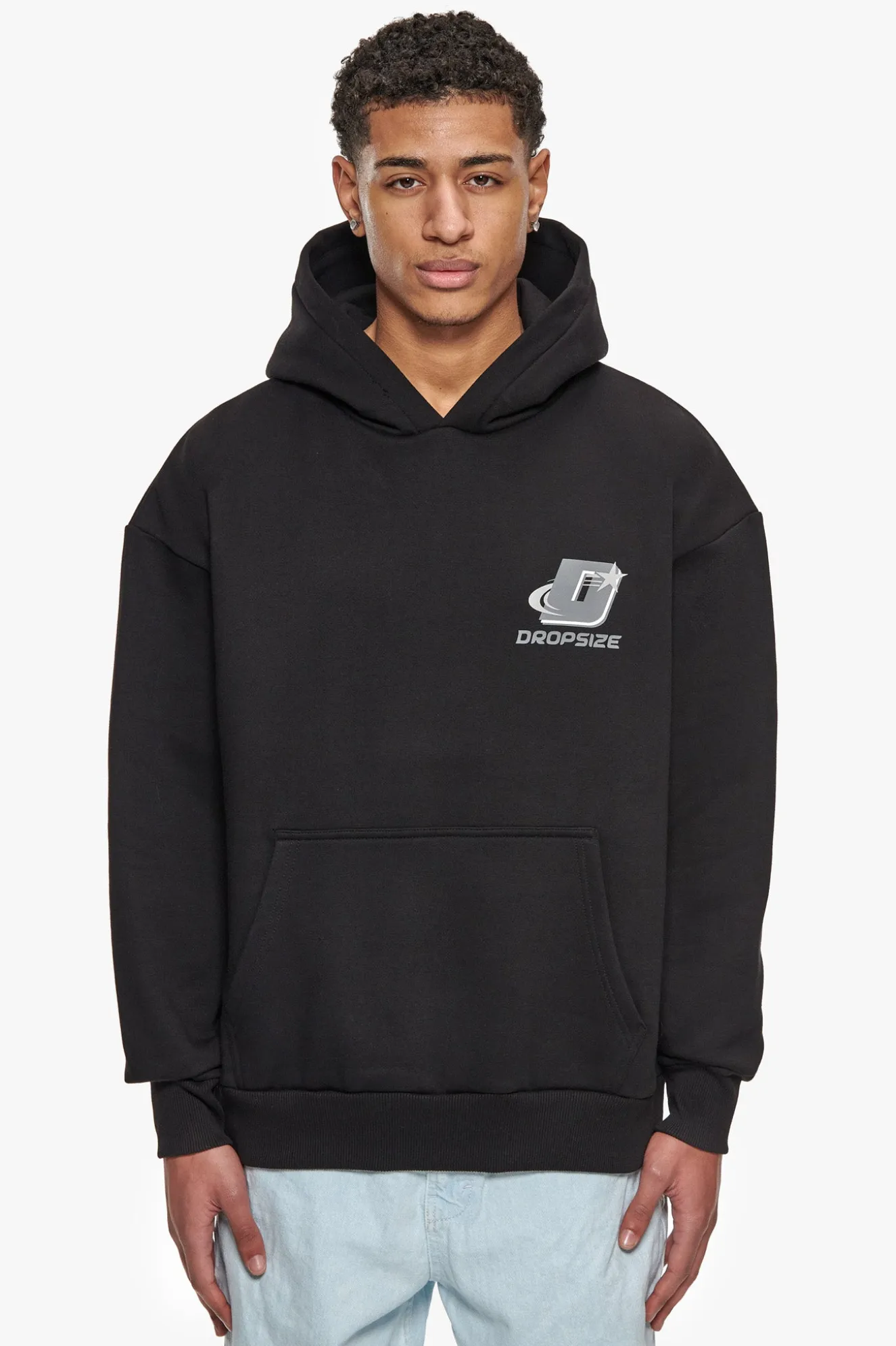 HEAVY OVERSIZE RECORDS TOUR HOODIE BLACK
