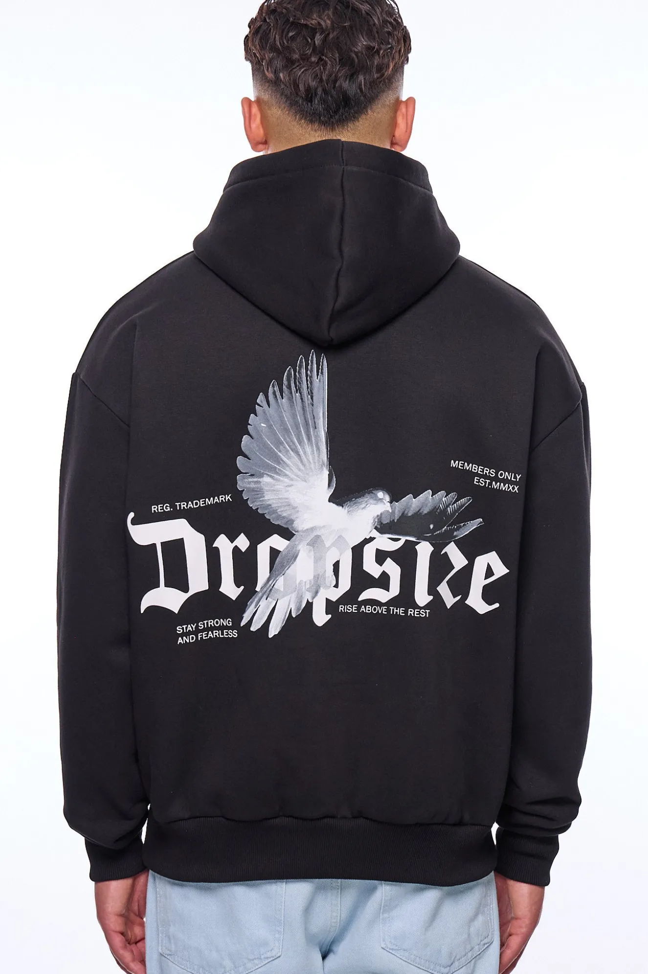 HEAVY OVERSIZE RISE ABOVE THE REST BLACK