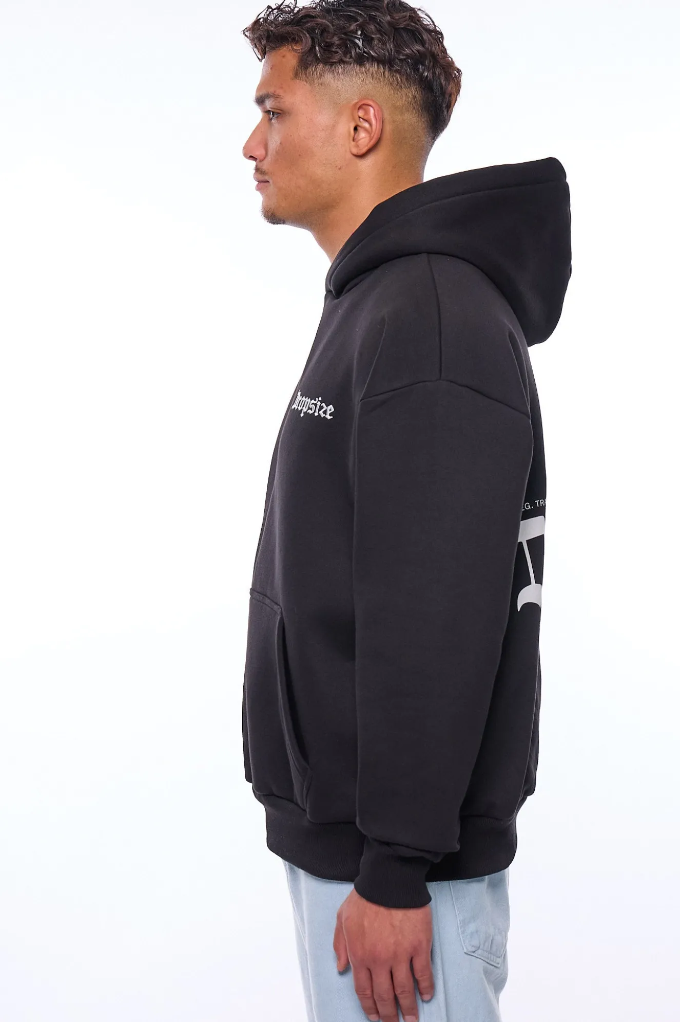 HEAVY OVERSIZE RISE ABOVE THE REST BLACK