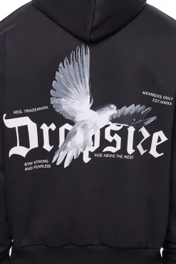 HEAVY OVERSIZE RISE ABOVE THE REST BLACK