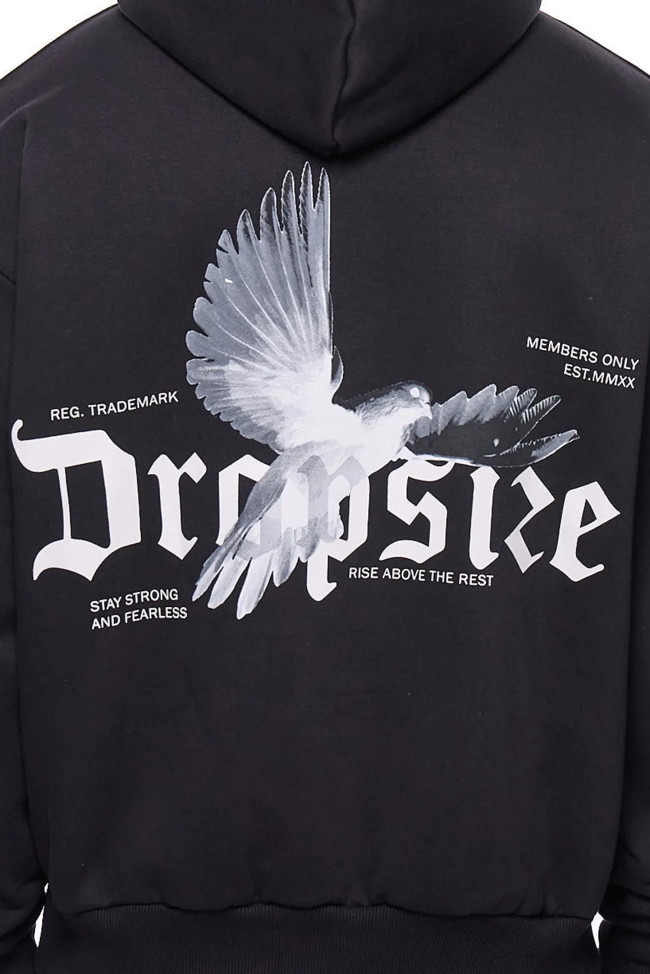 HEAVY OVERSIZE RISE ABOVE THE REST BLACK