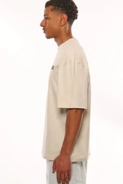 HEAVY OVERSIZE RISE ABOVE T-SHIRT COCONUT MILK