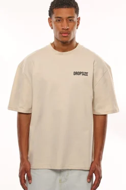 HEAVY OVERSIZE RISE ABOVE T-SHIRT COCONUT MILK