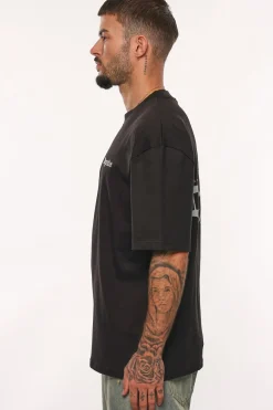 HEAVY OVERSIZE RISE ABOVE THE REST T-SHIRT BLACK
