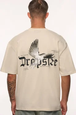 HEAVY OVERSIZE RISE ABOVE THE REST T-SHIRT COCONUT MILK