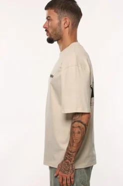 HEAVY OVERSIZE RISE ABOVE THE REST T-SHIRT COCONUT MILK