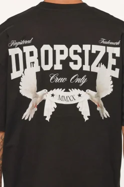 HEAVY OVERSIZE RISE ABOVE THE REST T-SHIRT BLACK