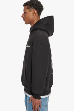 HEAVY OVERSIZE SKY IS THE LIMIT HOODIE BLACK