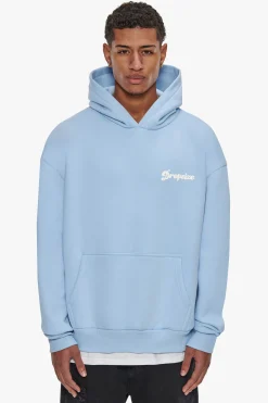 HEAVY OVERSIZE SKY IS THE LIMIT HOODIE BABY BLUE