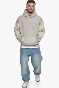 HEAVY OVERSIZE SPLIT COLOUR V2 HOODIE