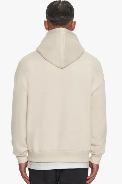 HEAVY OVERSIZE TRIPLE LOGO HOODIE COCONUT MILK