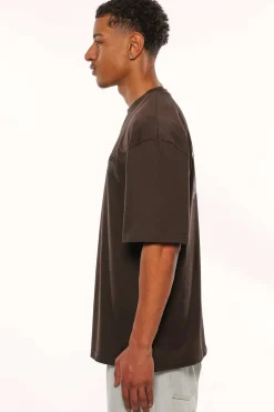 HEAVY OVERSIZE TRIPLE LOGO T-SHIRT WASHED BLACK