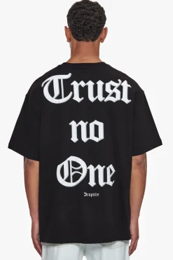 HEAVY OVERSIZE TRUST T-SHIRT BLACK