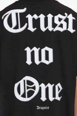 HEAVY OVERSIZE TRUST T-SHIRT BLACK