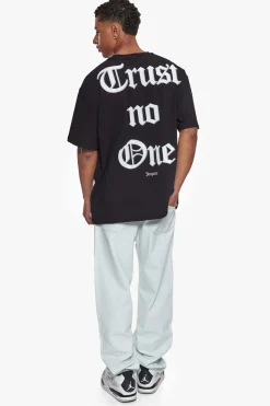 HEAVY OVERSIZE TRUST T-SHIRT BLACK