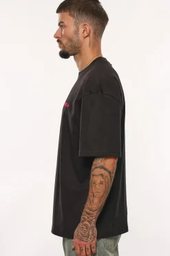 HEAVY OVERSIZE T-SHIRT BLACK/NEON
