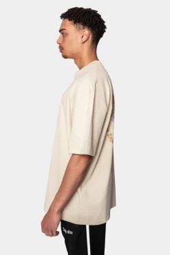 HEAVY OVERSIZE WHITE DOVE 2.0 T-SHIRT COCONUT MILK