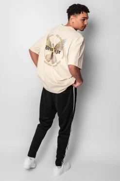 HEAVY OVERSIZE WHITE DOVE 2.0 T-SHIRT COCONUT MILK