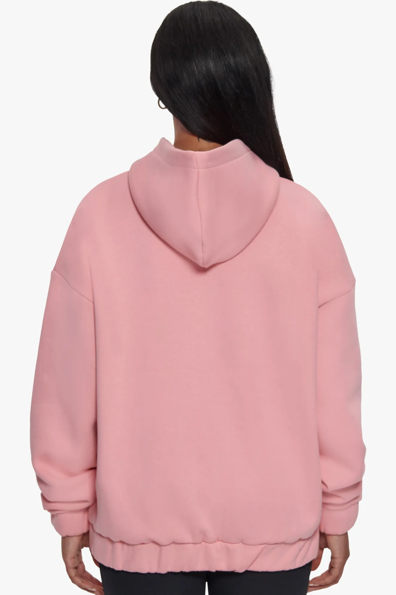 HEAVY OVERSIZE ZIP HOODIE PINK