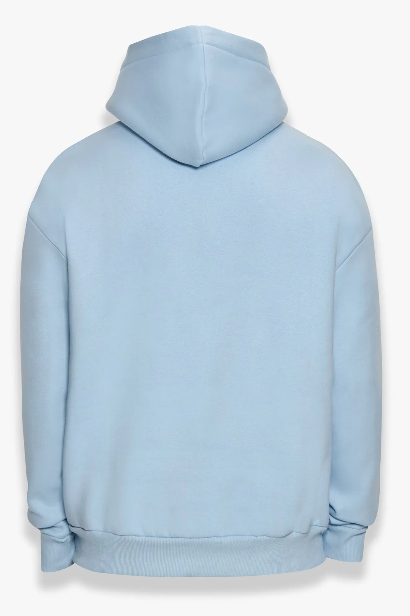 HEAVY OVERSIZED CENTER HD HOODIE BABY BLUE