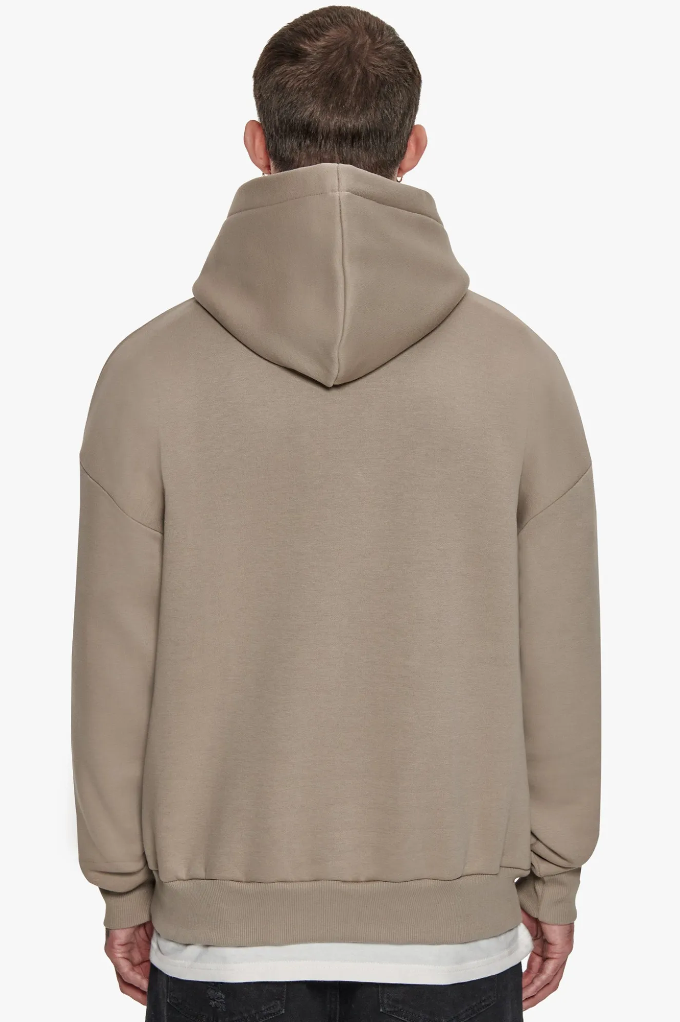 HEAVY OVERSIZED CENTER HD HOODIE SIMPLY TAUPE