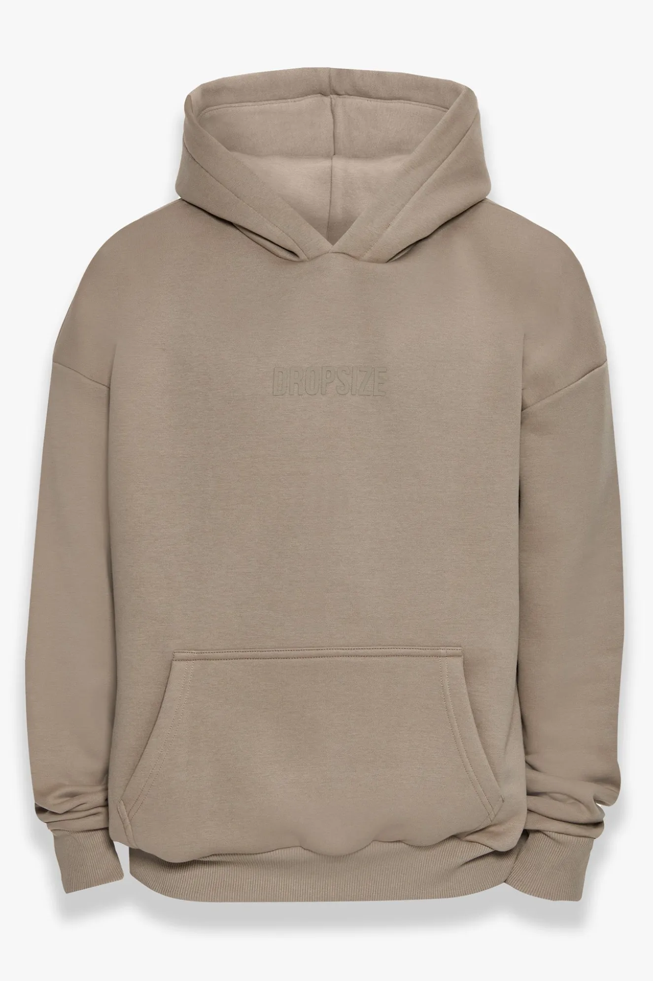 HEAVY OVERSIZED CENTER HD HOODIE SIMPLY TAUPE