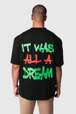 HEAVY OVERSIZED DREAM T-SHIRT BLACK
