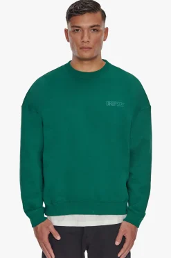 HEAVY OVERSIZED HD PRINT SWEATER GREEN