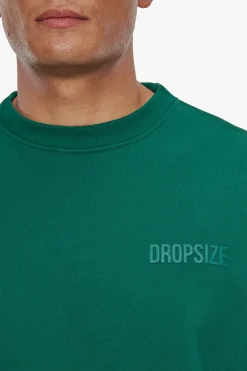 HEAVY OVERSIZED HD PRINT SWEATER GREEN